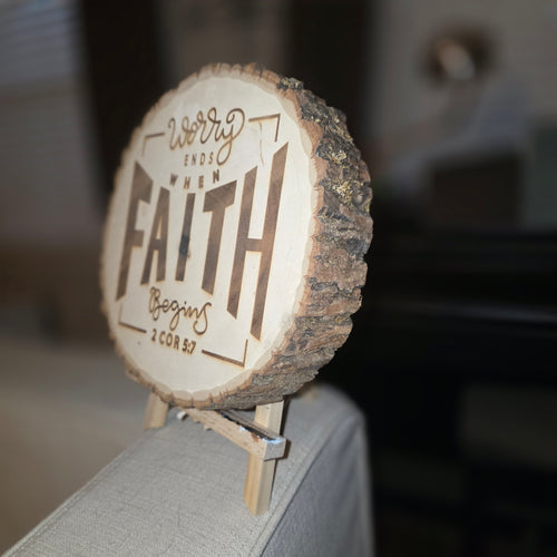 2 Cor 5:7 Laser Engraved